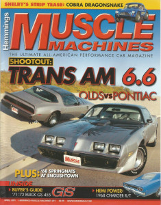 HEMMINGS MUSCLE MACHINES 2011 APR - DRAGONSNAKE, 400 vs 403, HEMI